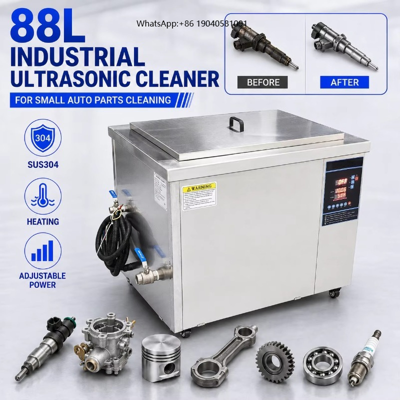 Motorcycle Parts - 88L Ultraschallreinigungsgerät Teilewäscher für Kleine Motorenteile