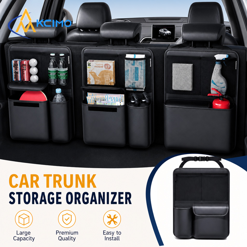 Car Trunk Organizer Foldable Storage Box - 1 Stück Kcimo Hängender Kofferraum-Organizer aus