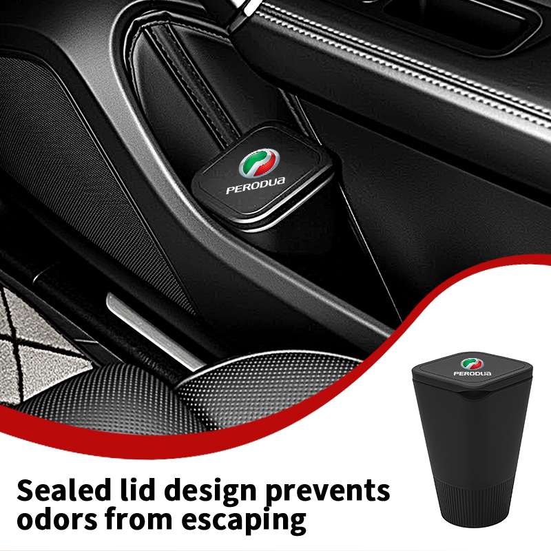 Waterproof Car Trash Can With Lid - Silikon-Autotür-Aufbewahrungsbox mit Mülleimer, wasserdichtes Design mit