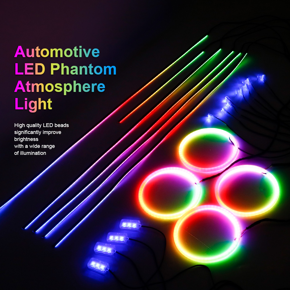 6/10/14/18/22 in 1 Auto-Ambien – Led Ambient Interior Car Lights App Control Bewertung und Preis