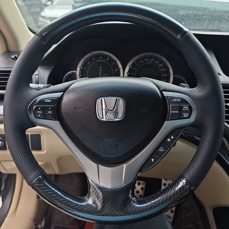 Für Honda Accord Euro 2008-201 – Car Steering Wheel Cover Anti Slip Breathable Bewertung und Preis