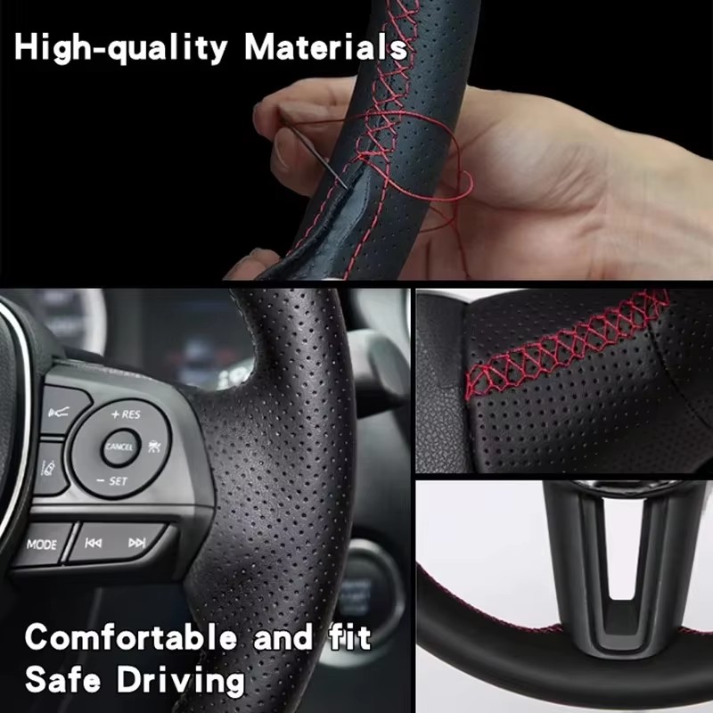 Für Honda Accord Euro 2008-201 – Car Steering Wheel Cover Anti Slip Breathable Bewertung und Preis