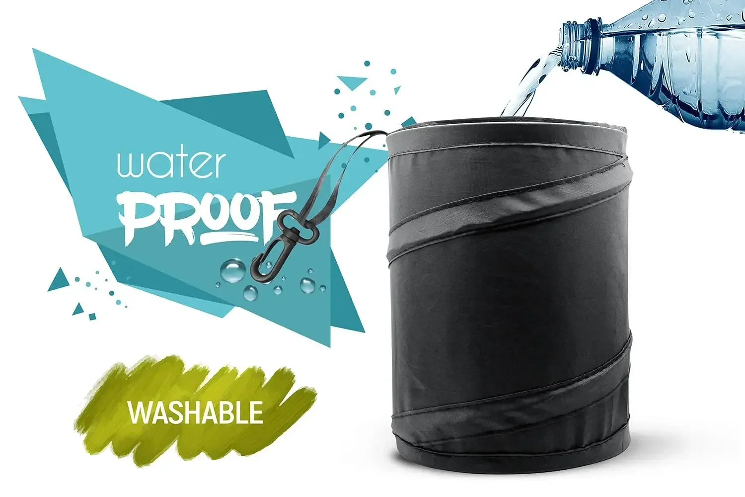 Mülleimer für das Auto, tragba – Waterproof Car Trash Can With Lid Bewertung und Preis