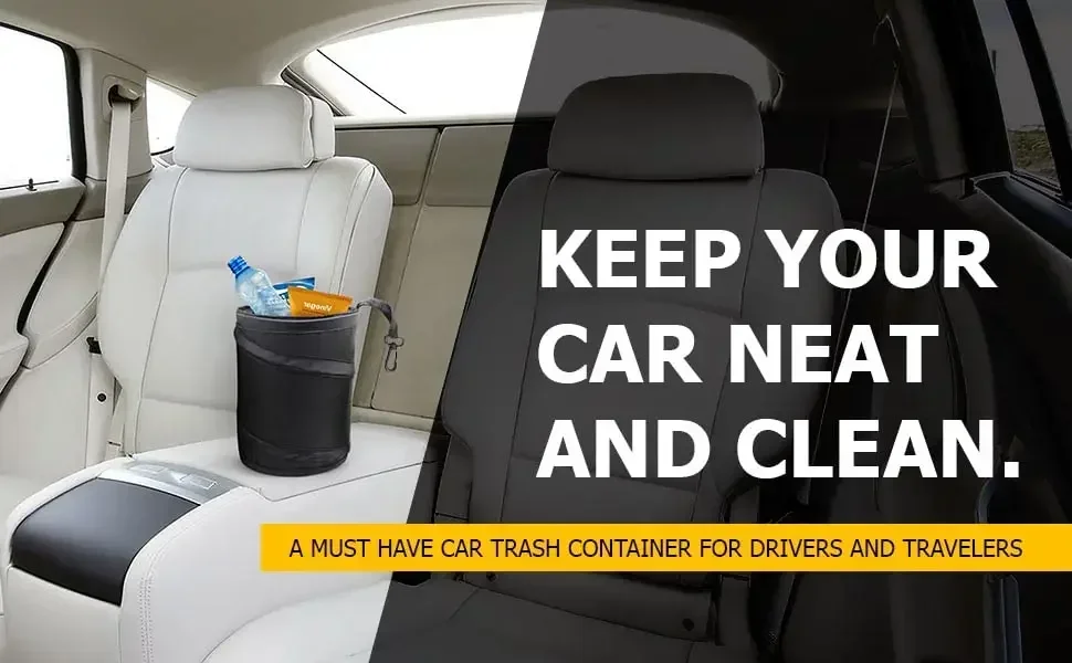 Mülleimer für das Auto, tragba – Waterproof Car Trash Can With Lid Bewertung und Preis