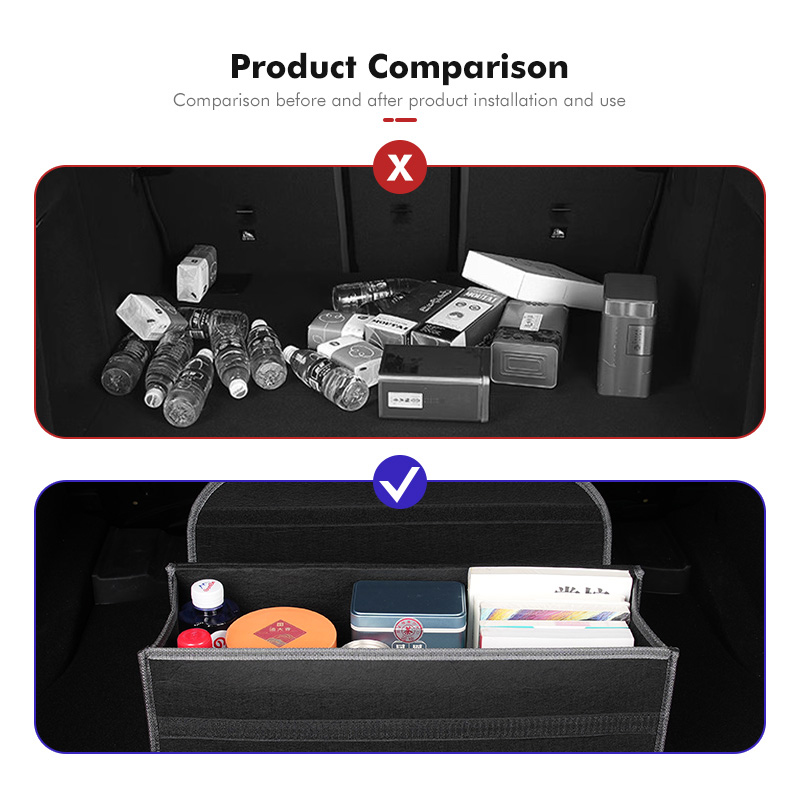 Für Denza Faltbarer Filz-Koffe – Car Trunk Organizer Foldable Storage Box Bewertung und Preis