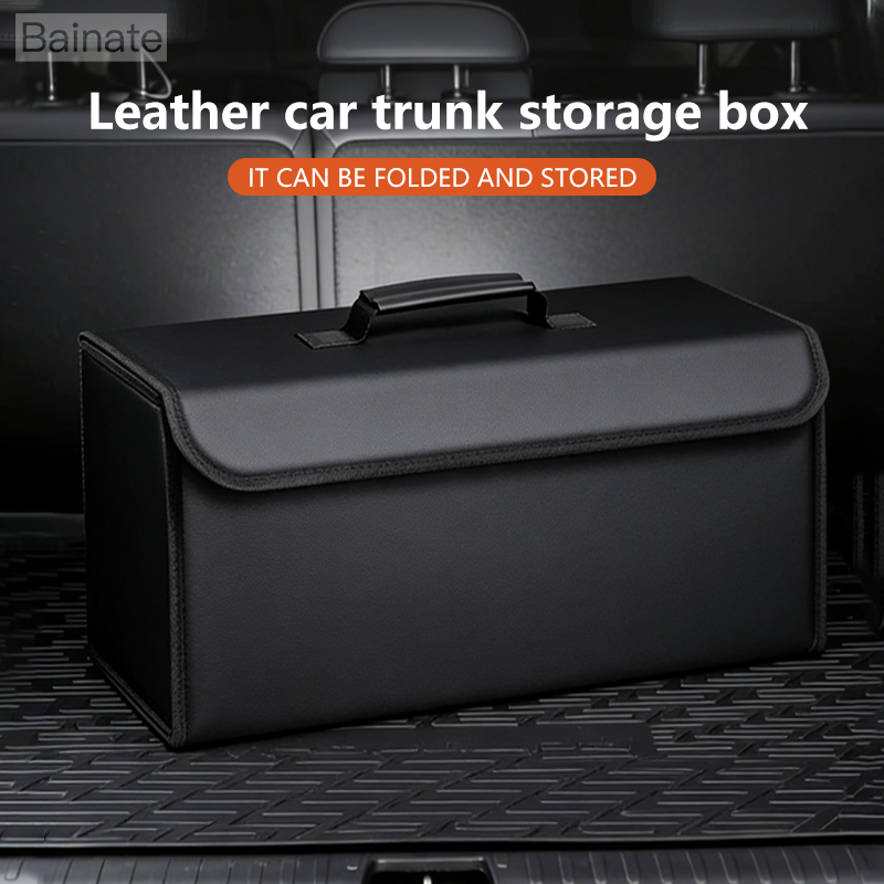 Auto-Leder-Kofferraum-Organize – Car Trunk Organizer Foldable Storage Box Bewertung und Preis