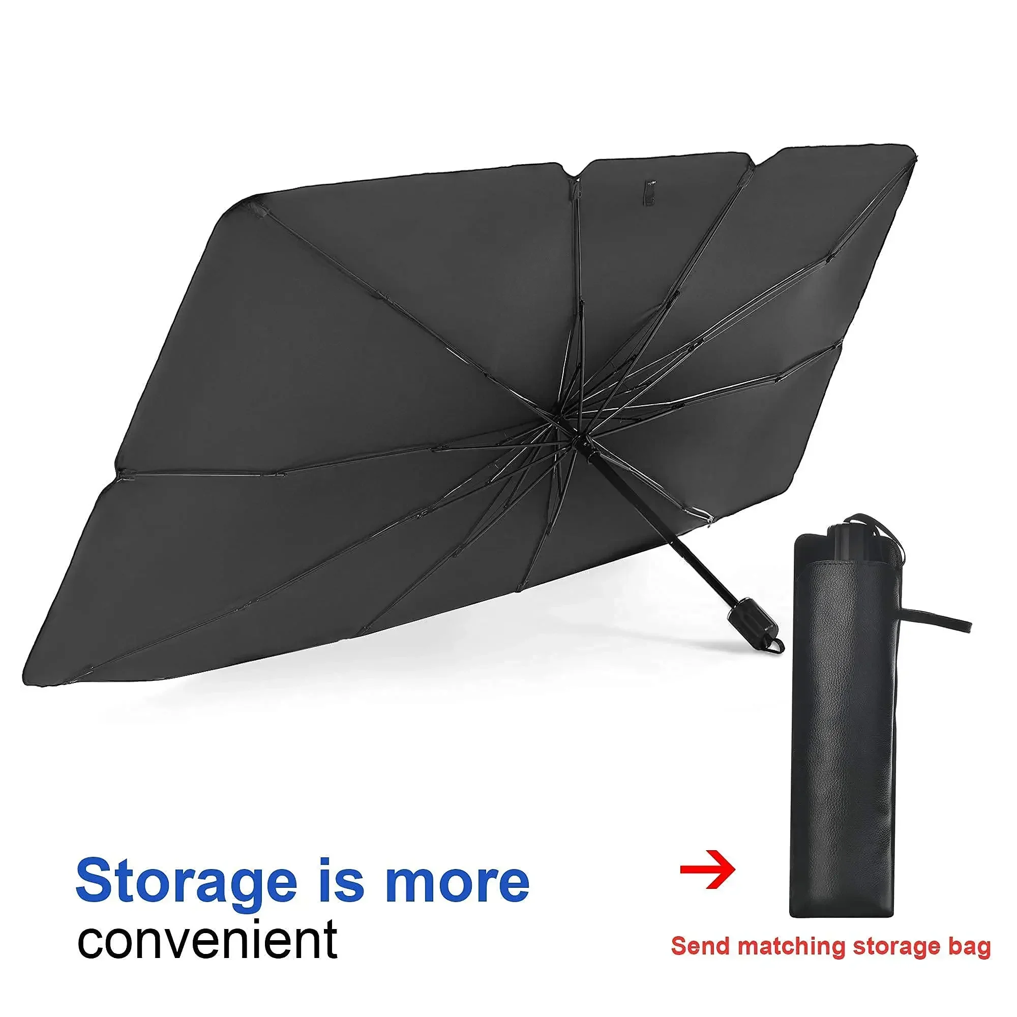 1 Stück faltbarer Sonnenschirm – Car Sunshade Windshield Umbrella Foldable Bewertung und Preis